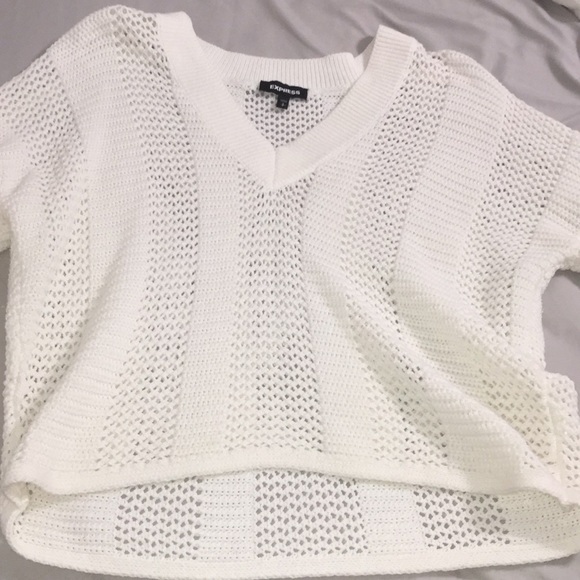 Express Knitted Long Sleeve Sweater - Picture 1 of 2